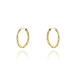 Kolczyki koła diamentowane super lekkie 1,5cm