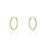 Kolczyki koła diamentowane super lekkie 1,8cm