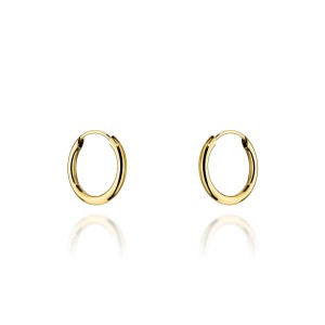 Kolczyki koła super lekkie pr. 585 - 1,2cm