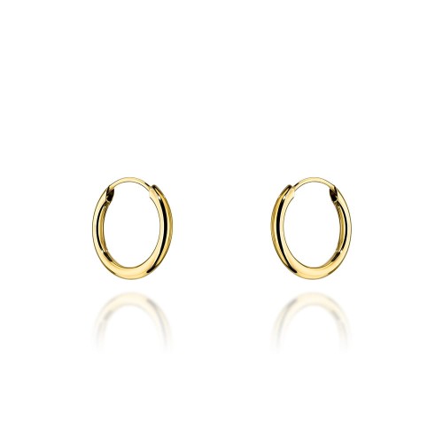 Kolczyki koła super lekkie pr. 585 - 1,2cm