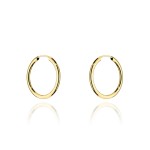 Kolczyki koła super lekkie pr. 585 - 1,8cm