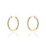 Kolczyki koła super lekkie pr. 585 - 2,2cm