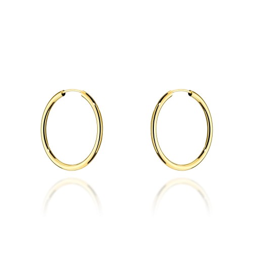 Kolczyki koła super lekkie pr. 585 - 2,2cm