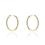 Kolczyki koła super lekkie pr. 585 - 2,5cm