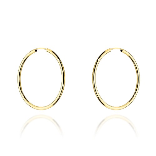 Kolczyki koła super lekkie pr. 585 - 3cm