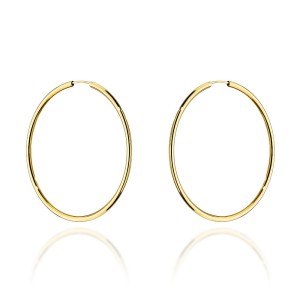 Kolczyki koła super lekkie pr. 585 - 4cm