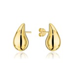 Kolczyki złote krople małe