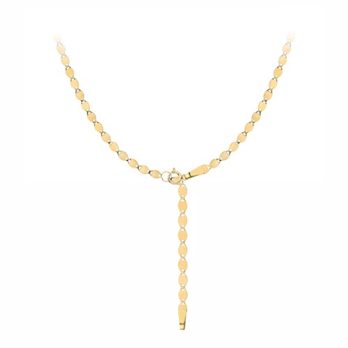 Naszyjnik złoty krawatka delikatne blaszki