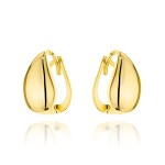 Kolczyki złote łezki na angielskim zapięciu