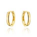 Kolczyki złote gładkie kółka