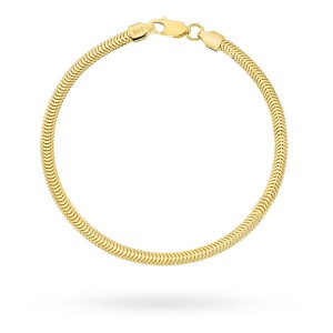 Bransoletka złota żmijka - 3,3 mm