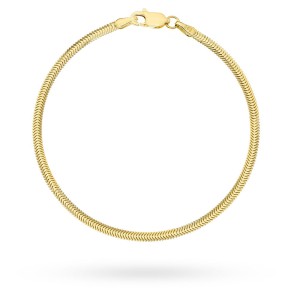Bransoletka złota żmijka - 2,6 mm