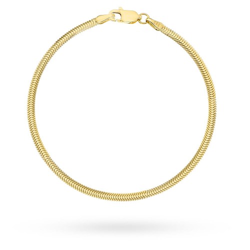 Bransoletka złota żmijka - 2,6 mm