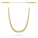 Gold diamond necklace