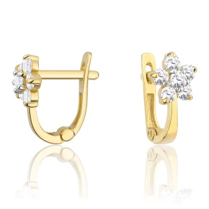 Złote kolczyki z cyrkoniami pr. 333 1.242