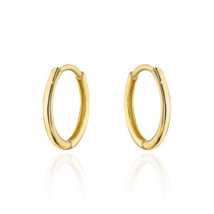 Kolczyki złote malutkie kółka na kreolu