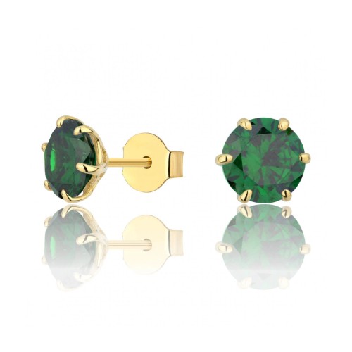 Kolczyki z zielonym kamieniem pr. 333 1.709