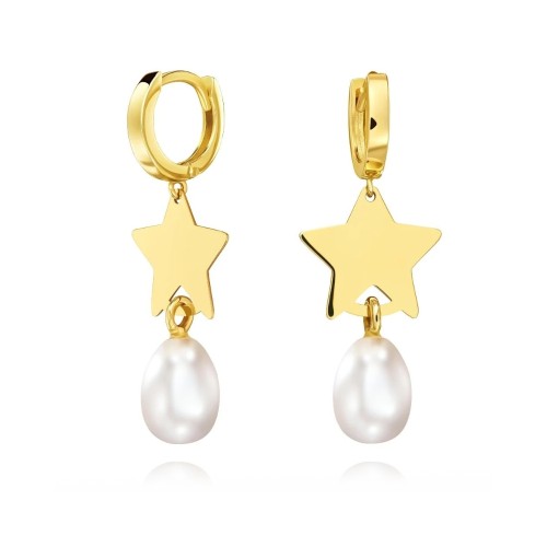 Złote kolczyki Perła La Diva pr. 333 GLP.03