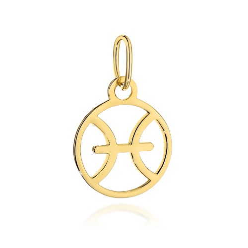 Zawieszka złota znak zodiaku RYBY pr. 333