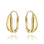 Kolczyki złote łezki klasyczne gładkie