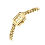 Gold watch with a rectangular dial IV