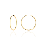 Kolczyki złote kółka super lekkie pr. 333 - 2,2cm