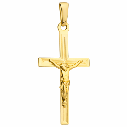 Krzyżyk złoty z Jezusem pr. 375