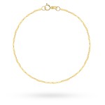 Bransoletka złota finezja na nogę