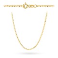 Gold chain 375 - gucci weave 50 cm