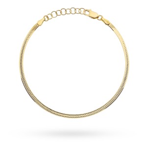 Bransoletka złota jednostronnie diamentowana 2,5mm