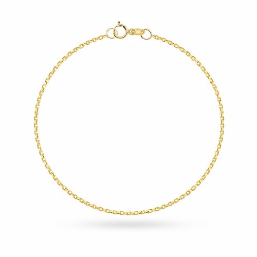 Bransoletka złota - splot rolo na nogę - 1,4 mm