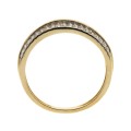 Złota obrączka pr. 333 kamienie pierścionek 3.1526