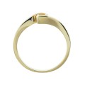 Delikatny asymetryczny złoty pierścionek pr. 333  3.1518