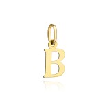 Gold letter B pendant