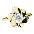 Piękny złoty pierścionek pr. 333 kwiatek 2.884