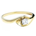 Złoty pierścionek pr. 333 cyrkonia 1.287 16