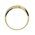 Złoty pierścionek pr. 333 z cyrkoniami 2.1359